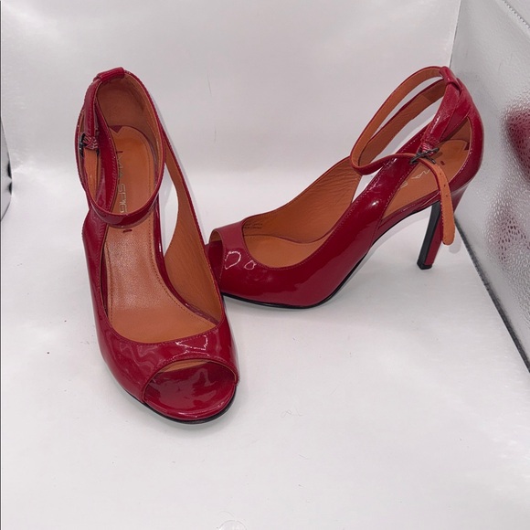 Via Spiga Shoes - Via Spiga red patent leather heels